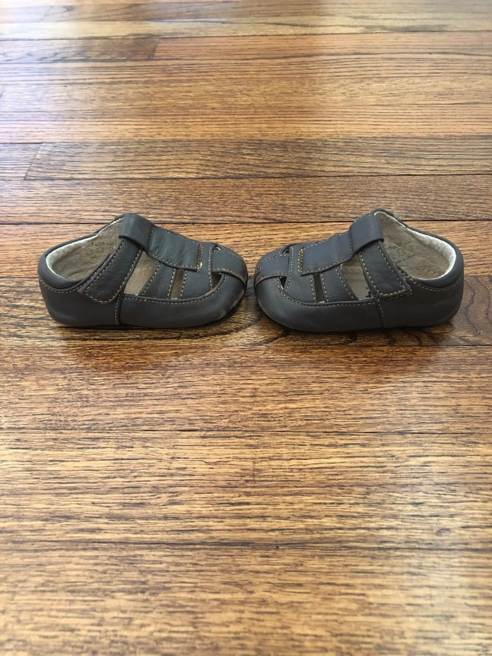 See Kai Run Patrick Fisherman Sandal, Brown, Size 6-9 months